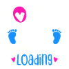 Maman 2026 Chargement Coeurs Pieds