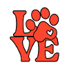 Dog love paw.