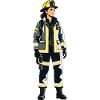 Firefighter Woman - Cool Job Motifs