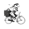 Easter Cottontail Couriers Retro Aesthetic