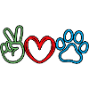 Peace. Love dogs.