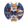 Fox with reflection