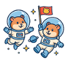 Hamsters astronauts