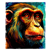 Monkey Portrait