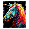 Einhorn Porträt
