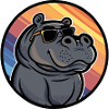 Hippopotamus Cool Summer