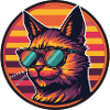Cat Comic Cool Summer
