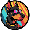 Doberman Dog Cool Summer