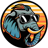 Elephant Comic Cool Summer