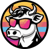 Cow Comic Cool Summer