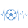 Football heartbeat pure passion