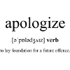 Apologize | entschuldigen Definition Dictionary