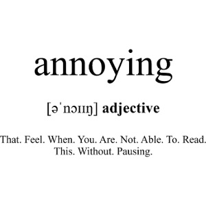 Annoying | nervig Definition Dictionary