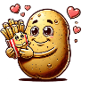 Potato loves fries