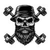 Barbell Skull