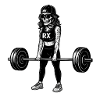 Deadlift Barbell Skull