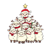 Schaf Weihnachten Christbaum