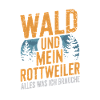 Wald und mein Rottweiler