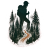 Cooler Wandermuster - Bergwanderungen
