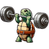 Turtle Weightlifting Strength Training