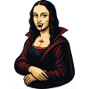 Mona Lisa vampire cartoon