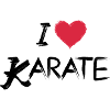 I love Karate - black