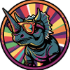 Dinosaur triceratops Summer