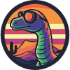 Dinosaur brontosaurus summer