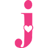 Buchstabe j Anfangsbuchstabe mit Herz