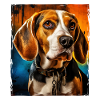 Beagle Dog Portrait