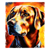 Labrador Dog Portrait