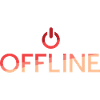 offline lettering - red off button