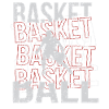 Grunge Basketball Art