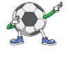 Dabbing Soccer Ball
