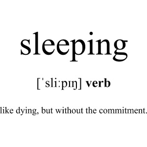 Sleeping | schlafen Definition Dictionary