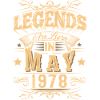 May 1978 Birthday Legend