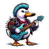 Duck Rock and Roll Guitarist