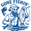 Gone Fishing - Skull Angler Style