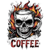 Kaffee Coffee Skull