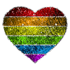 Cosmic Rainbow Heart