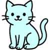 Design de chat mignon