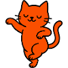 Conception de chat dansant