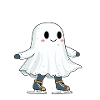 Ghost on skates