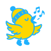 Cute Bird Singing Singing