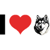 Cute Husky - Pet Dog Design