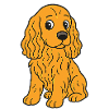 Cocker Spaniel Comic – Buntes Hundemotiv