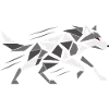 Geometric Wolf T-Shirt | Design Brutalis