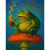 Smoking Toad