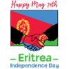 Eritrea Independence Day Handshake Motif