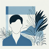 Minimalistische Illustration